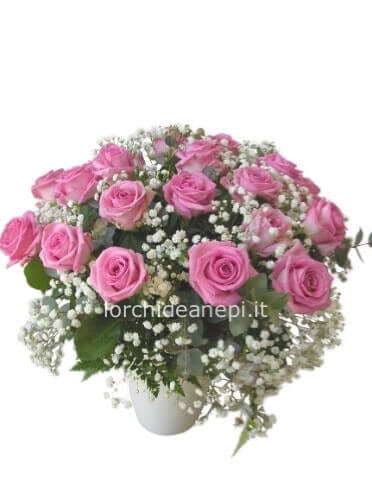 bouquet rose rosa